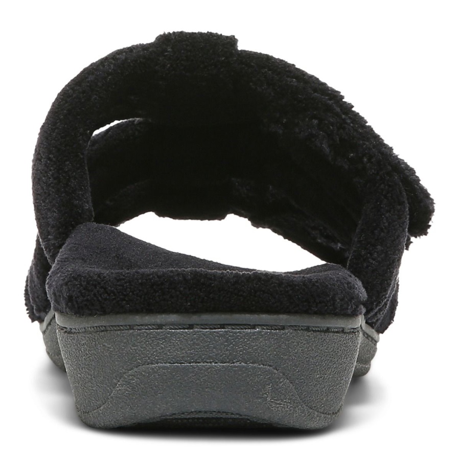 Snooze Slipper Black Vionic