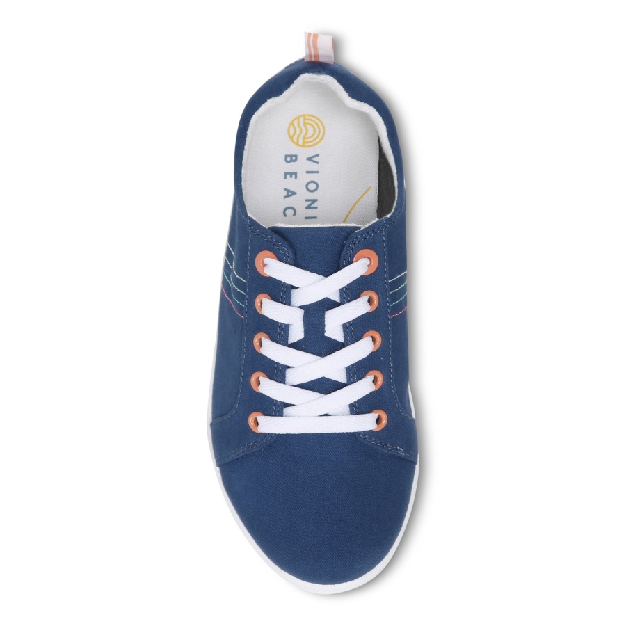 Stinson Sneaker Vionic Navy Canvas