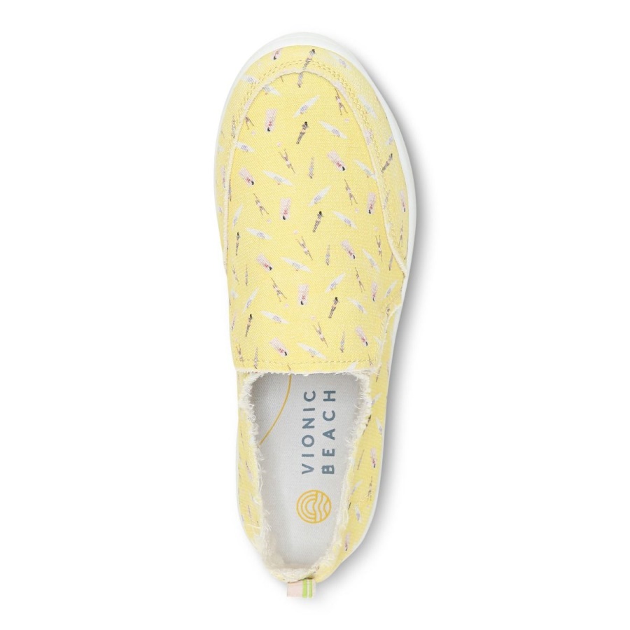Sunshine Vionic Beach Malibu Slip on Sneaker Fun in the Sun