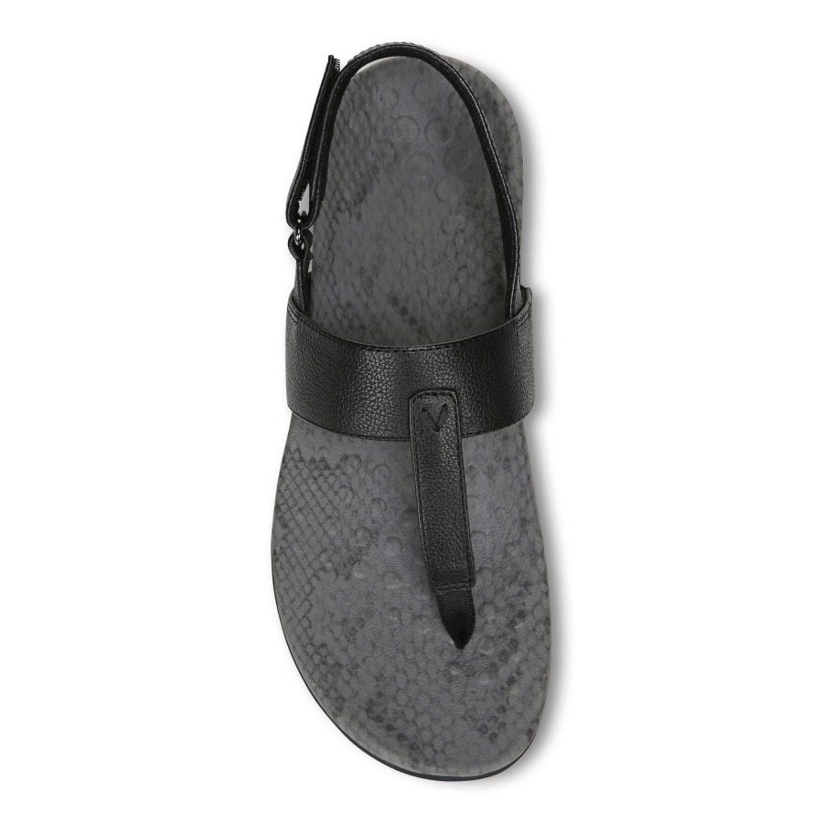 Tala T-Strap Sandal Black Vionic