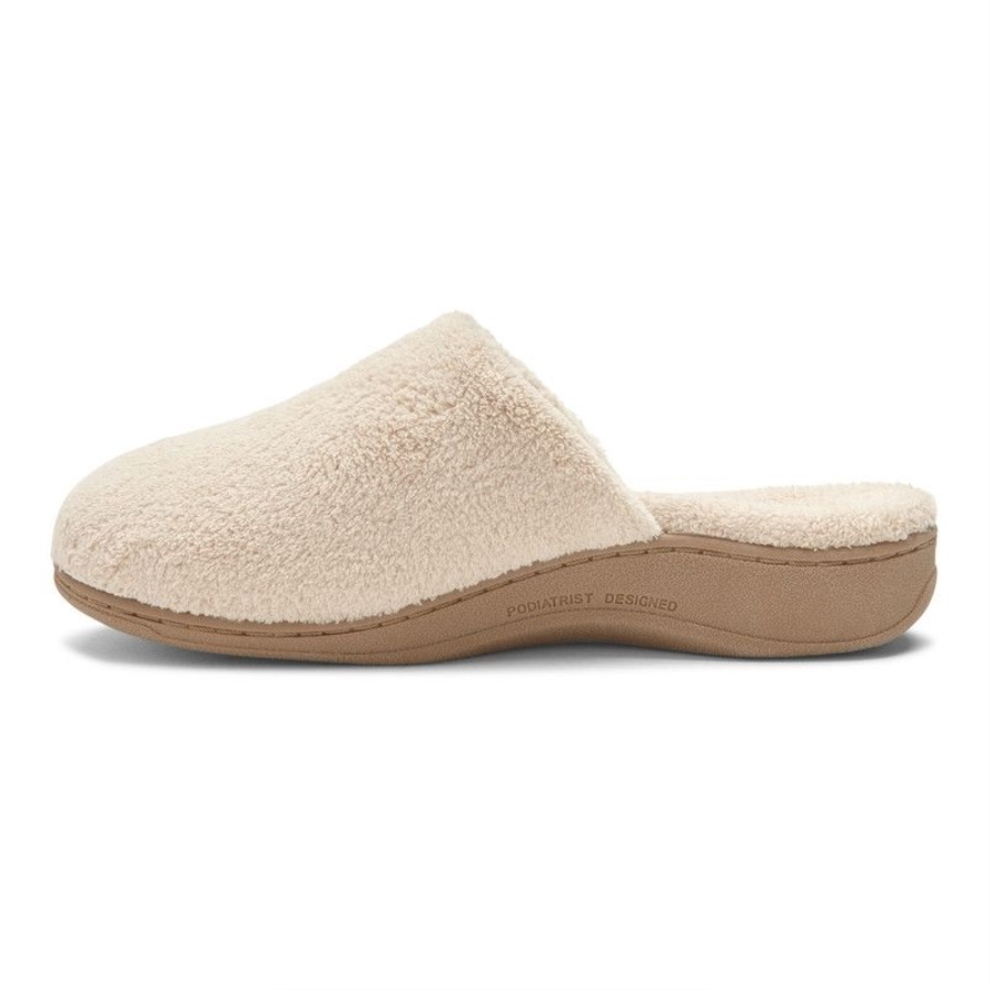 Tan Vionic Gemma Mule Slippers