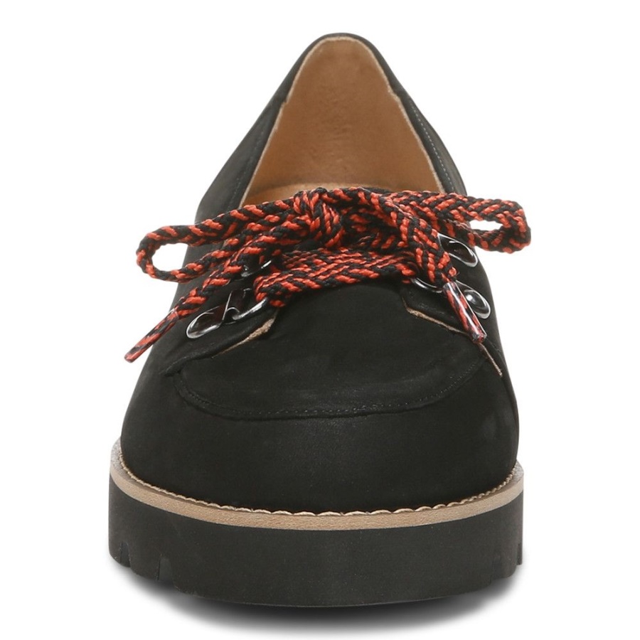Teagan Lace Up Loafer Black Vionic