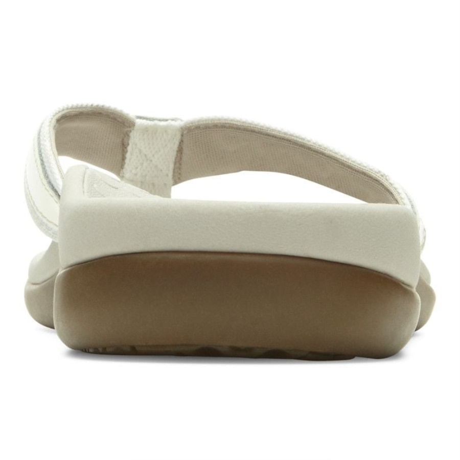 Tide II Toe Post Sandal White Vionic