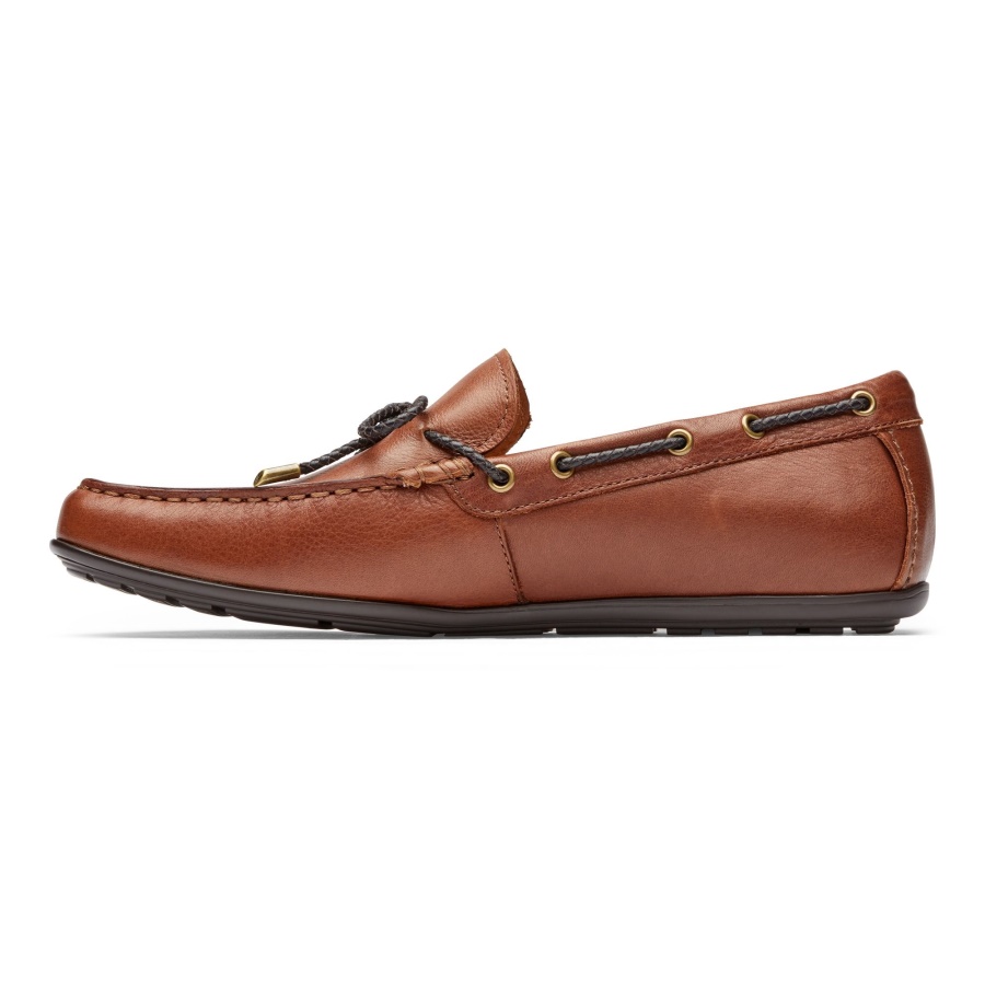 Tobacco Leather Vionic Luca Slip On Loafer