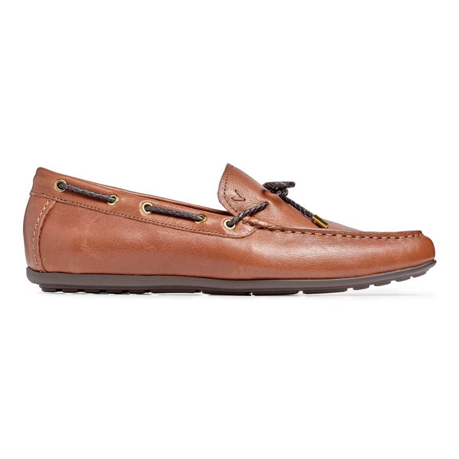 Tobacco Leather Vionic Luca Slip On Loafer