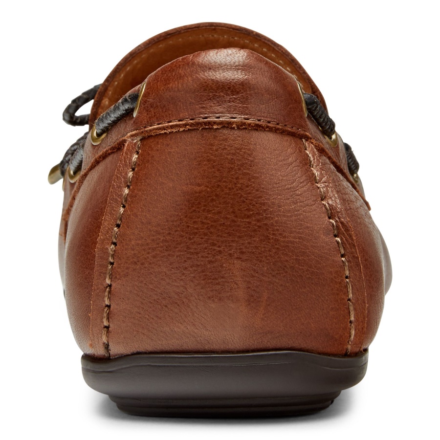 Tobacco Leather Vionic Luca Slip On Loafer