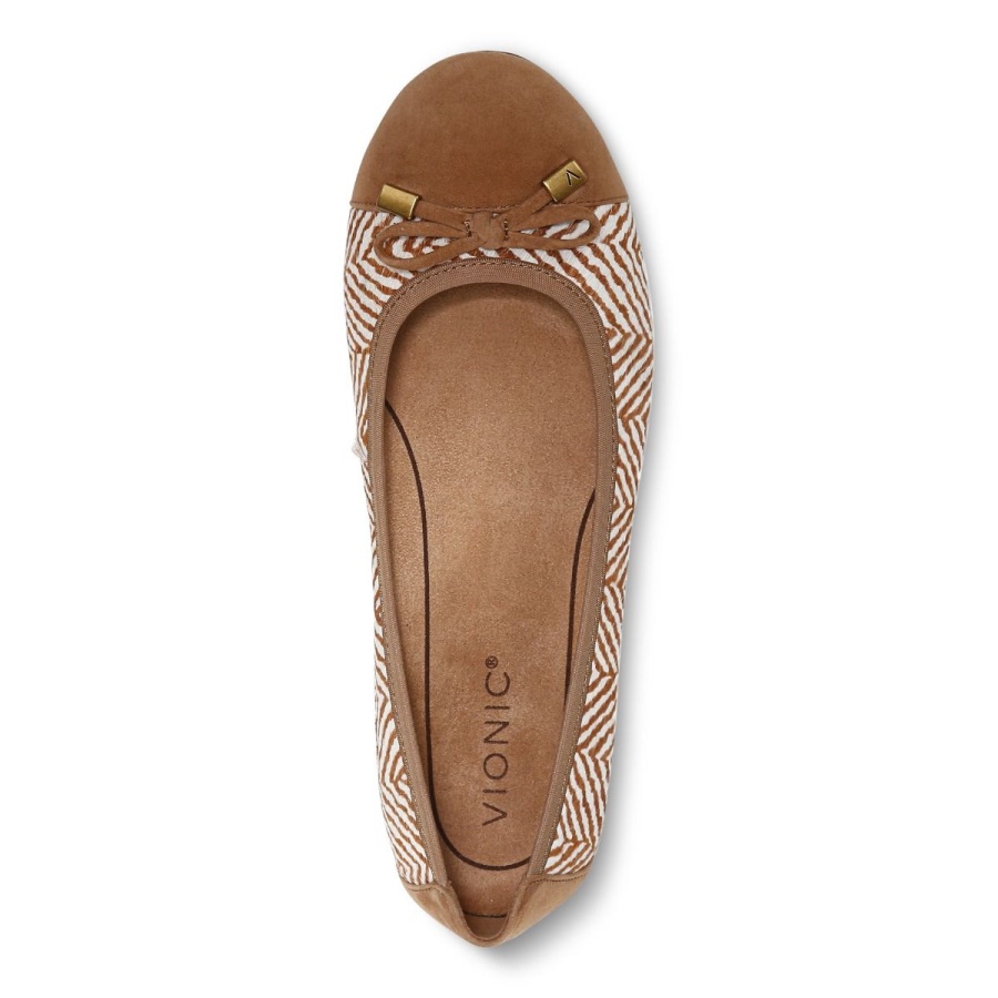 Toffee Cream Minna Ballet Flat Vionic