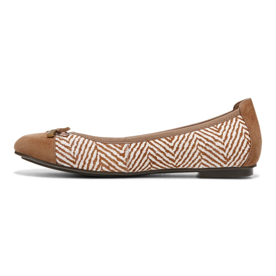 Toffee Cream Minna Ballet Flat Vionic
