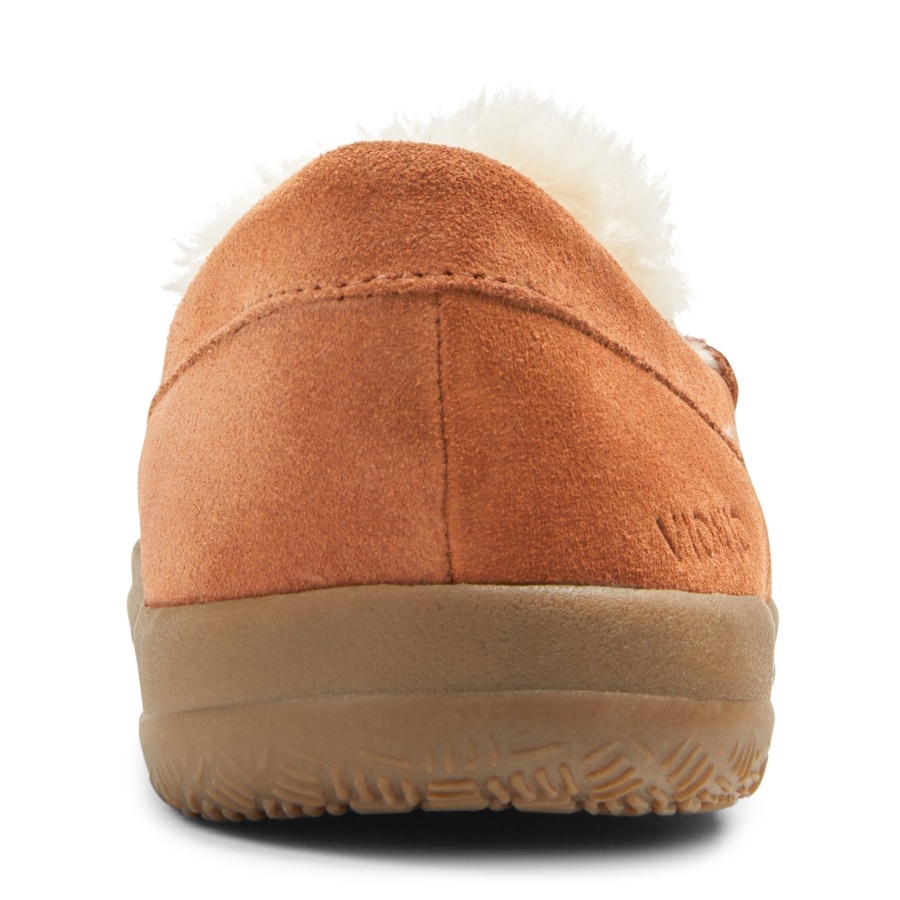 Toffee Suede Vionic Lynez Slipper