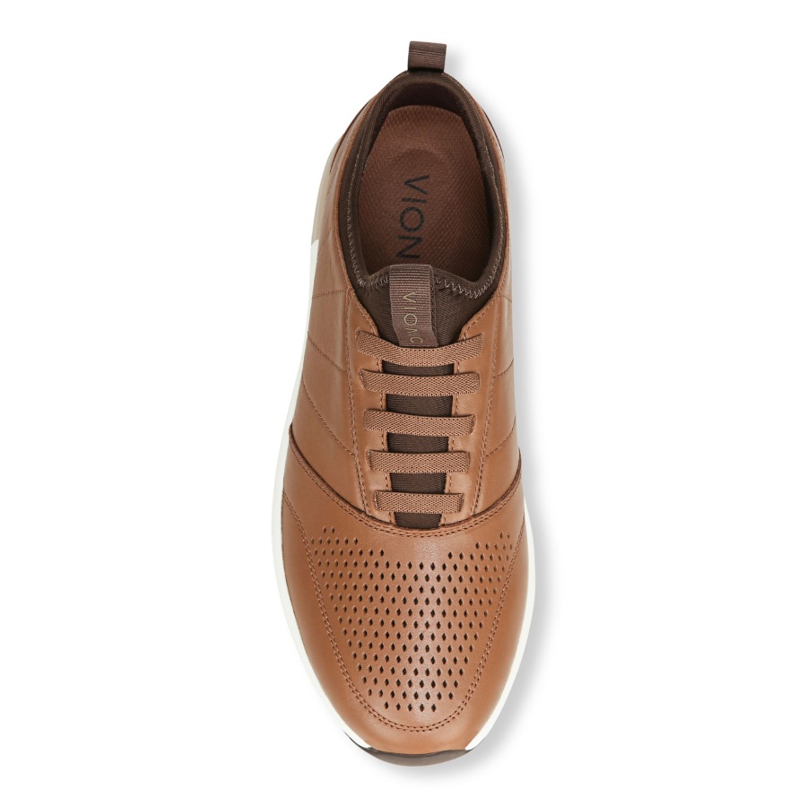 Trent Sneaker Vionic Toffee Leather