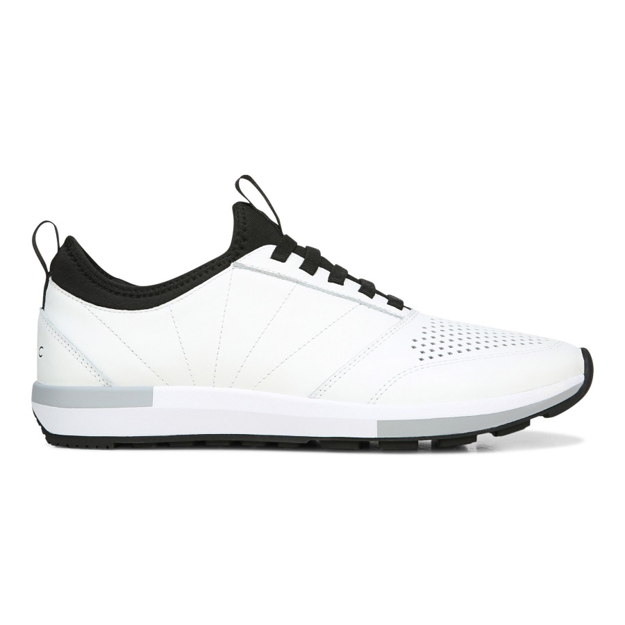Trent Sneaker White Leather Vionic