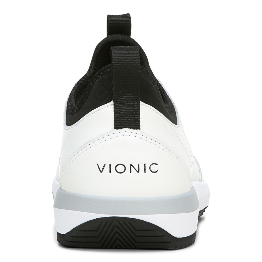 Trent Sneaker White Leather Vionic