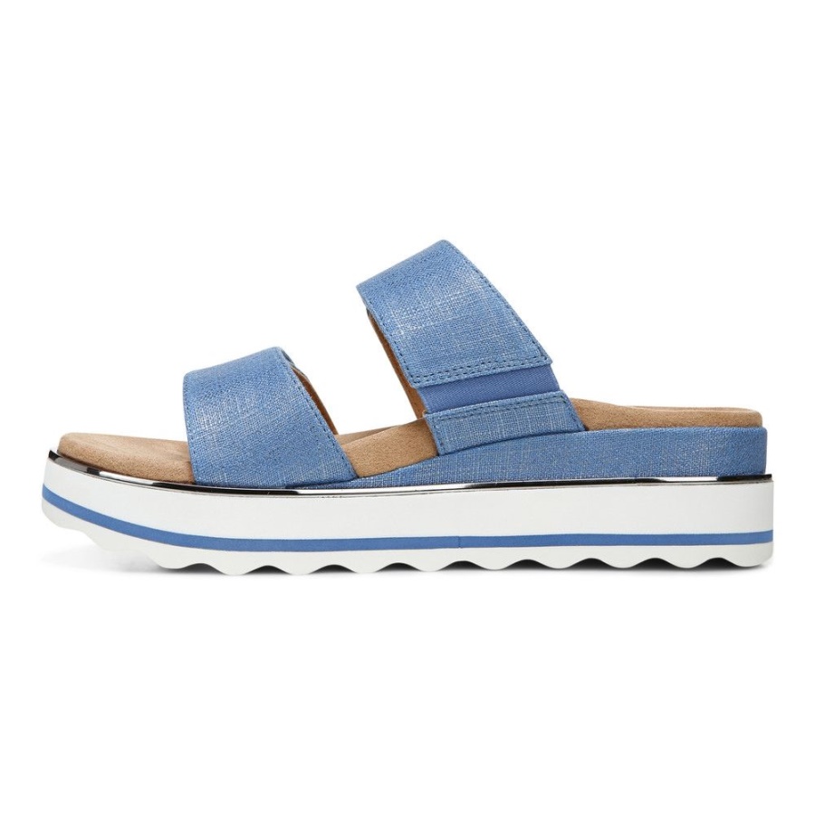 Vallarta Blue Brandie Flatform Sandal Vionic