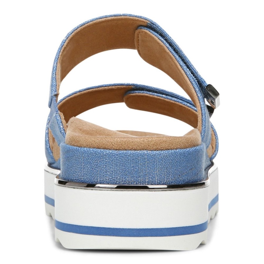 Vallarta Blue Brandie Flatform Sandal Vionic