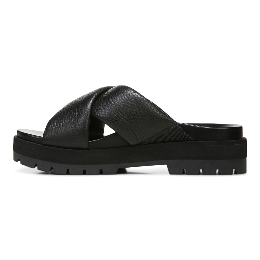 Vesta Flatform Lug Sandal Vionic Black
