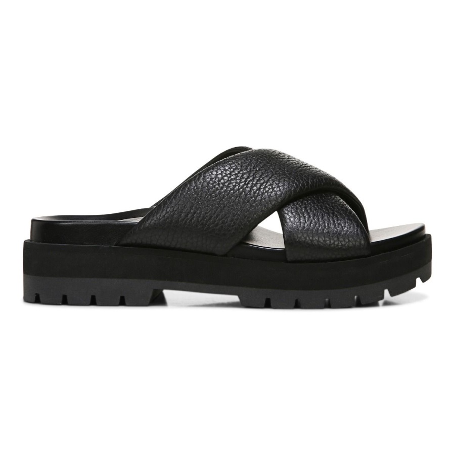 Vesta Flatform Lug Sandal Vionic Black