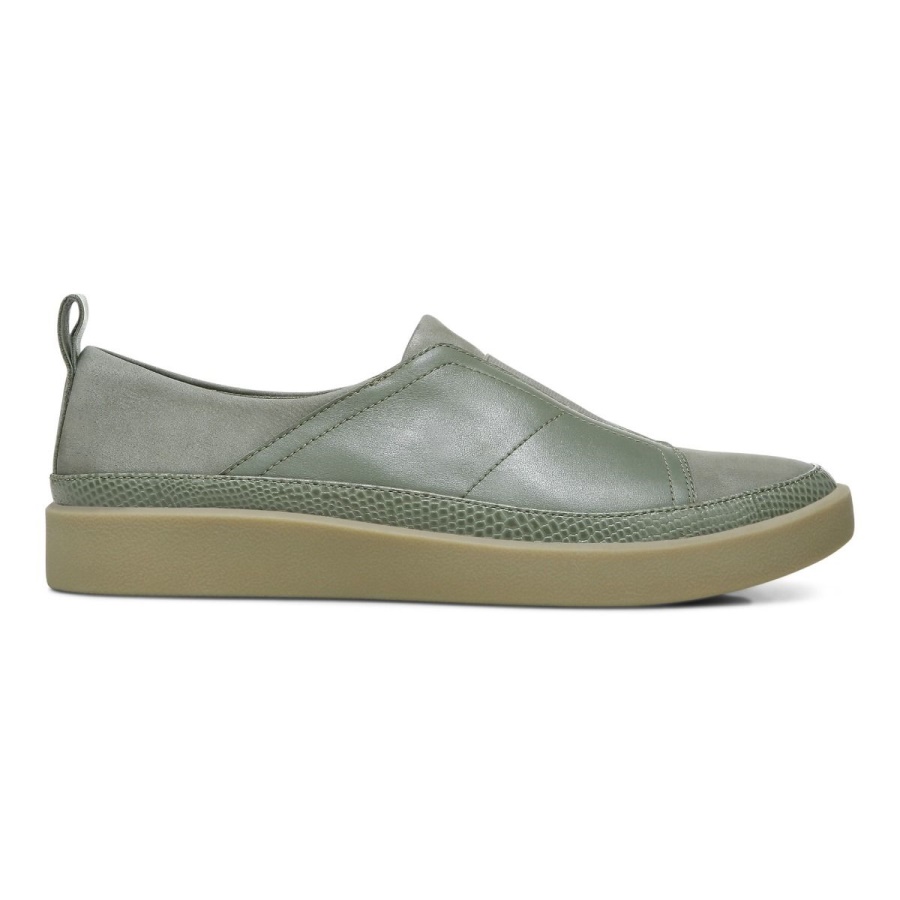 Vionic Army Green Zinah Slip on Sneaker