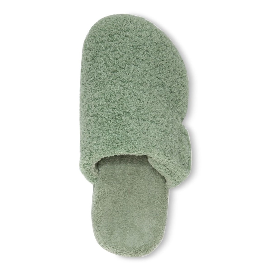 Vionic Basil Curly Terry Gemma Mule Slippers