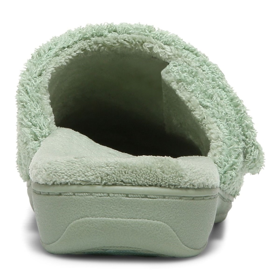 Vionic Basil Curly Terry Gemma Mule Slippers