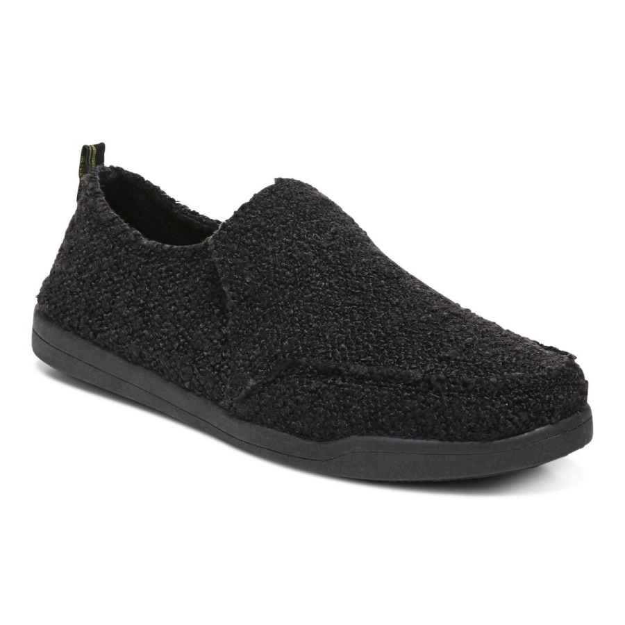 Vionic Beach Malibu Slip on Sneaker Boucle Black Boucle