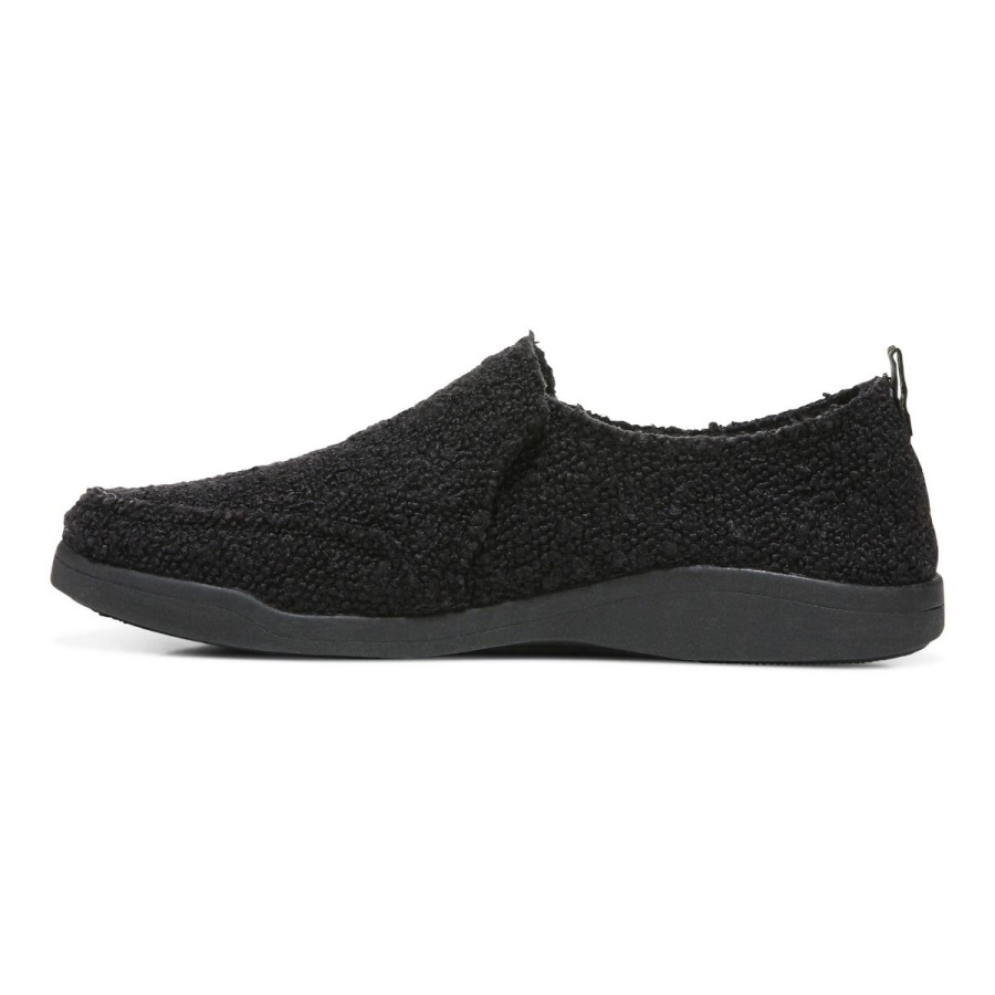Vionic Beach Malibu Slip on Sneaker Boucle Black Boucle