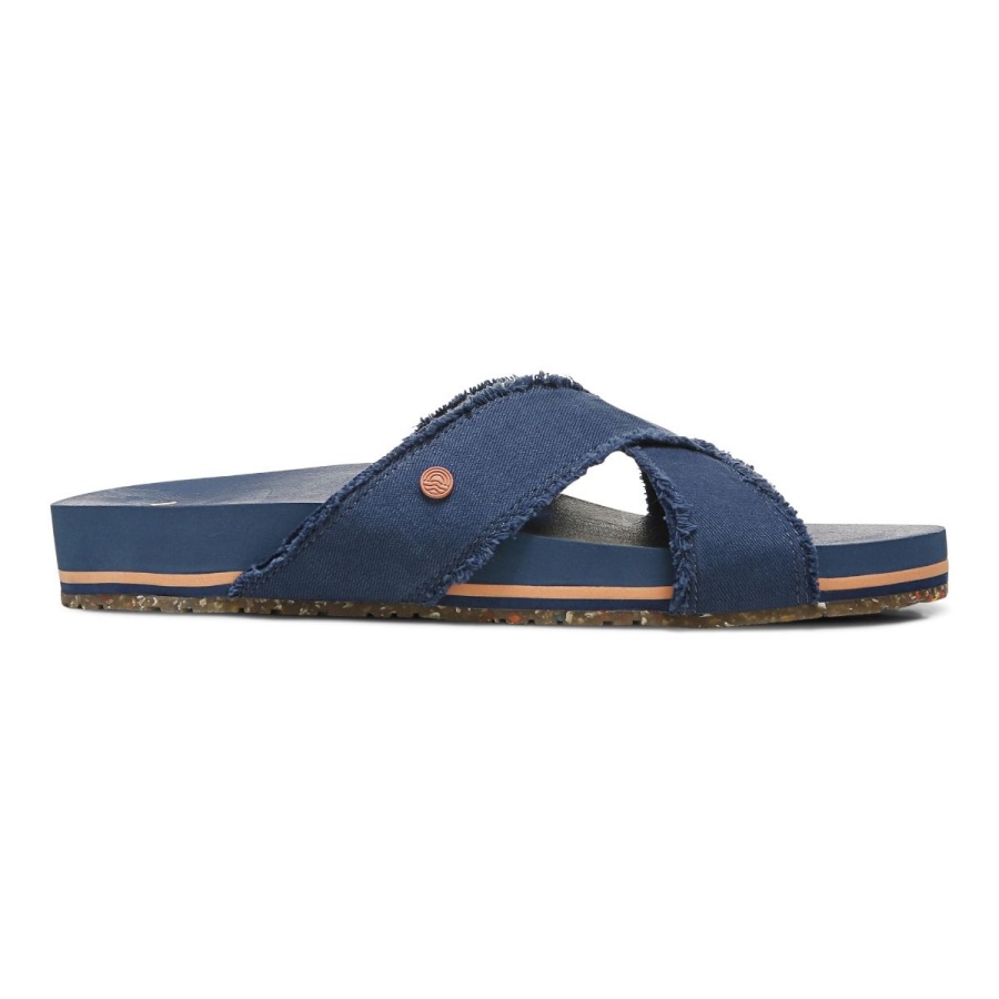 Vionic Beach Panama Sandal Navy