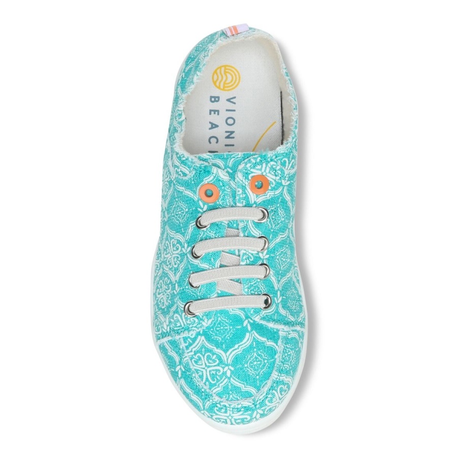 Vionic Beach Pismo Casual Sneaker Canvas Aquifer
