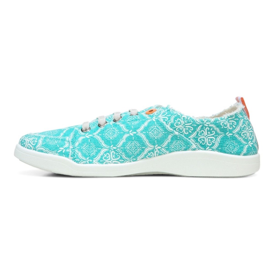Vionic Beach Pismo Casual Sneaker Canvas Aquifer