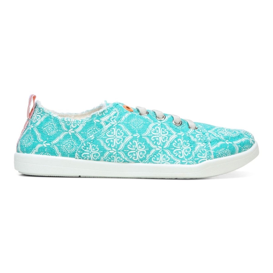 Vionic Beach Pismo Casual Sneaker Canvas Aquifer