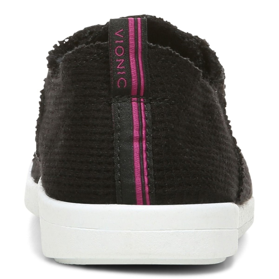 Vionic Beach Pismo Casual Sneaker Knit Black Knit
