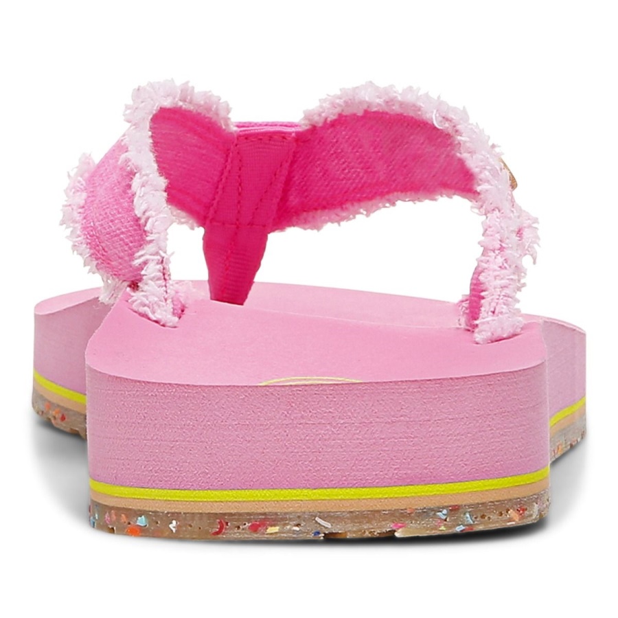 Vionic Beach Unwind Toe Post Sandal Bubblegum