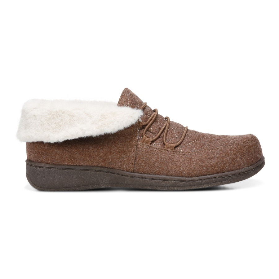 Vionic Believe Slipper Toffee