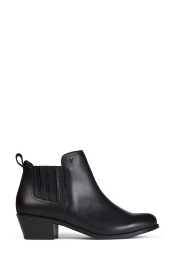 Vionic Bethany Waterproof Black Ankle Boots