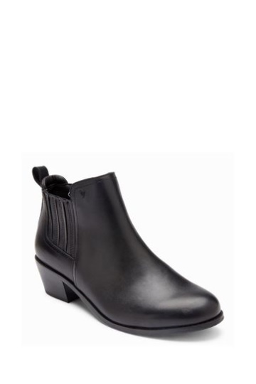 Vionic Bethany Waterproof Black Ankle Boots