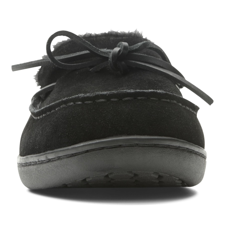 Vionic Black Adler Slipper