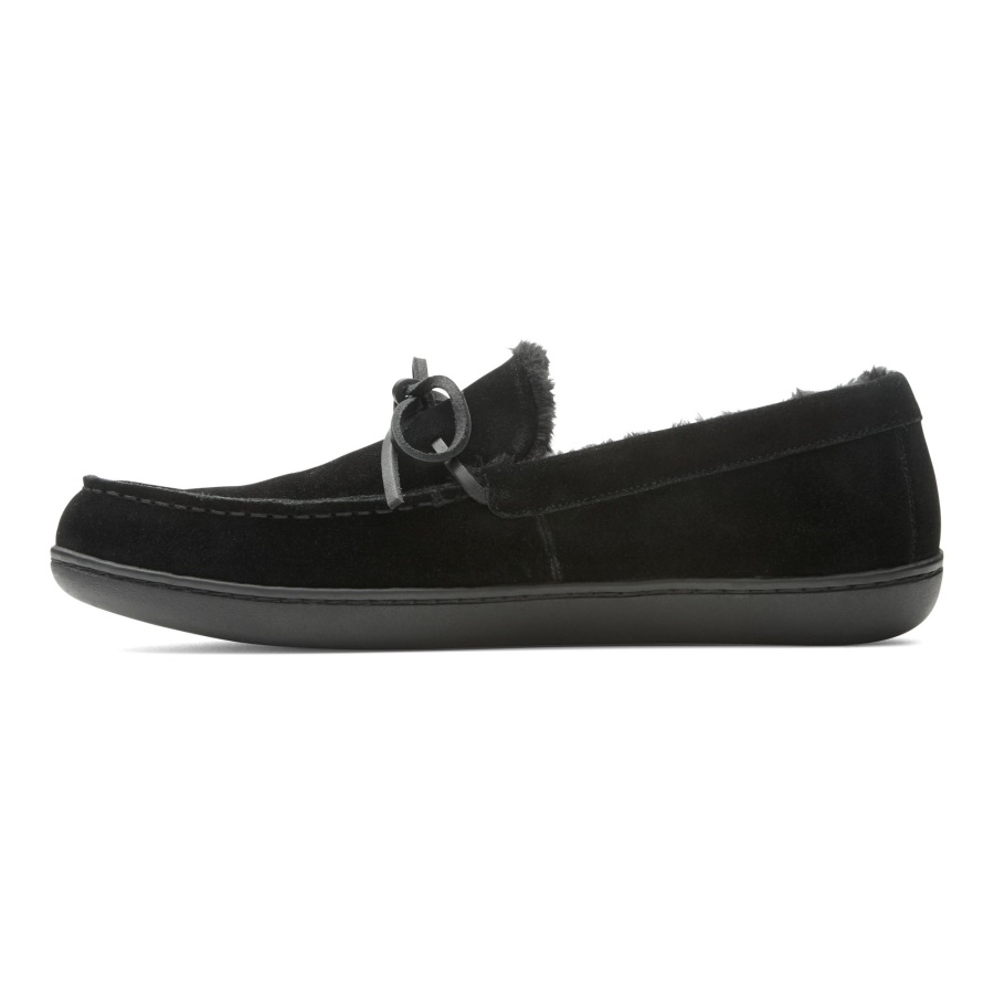 Vionic Black Adler Slipper