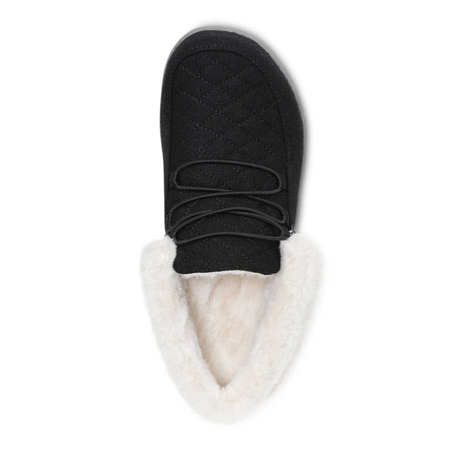Vionic Black Believe Slipper