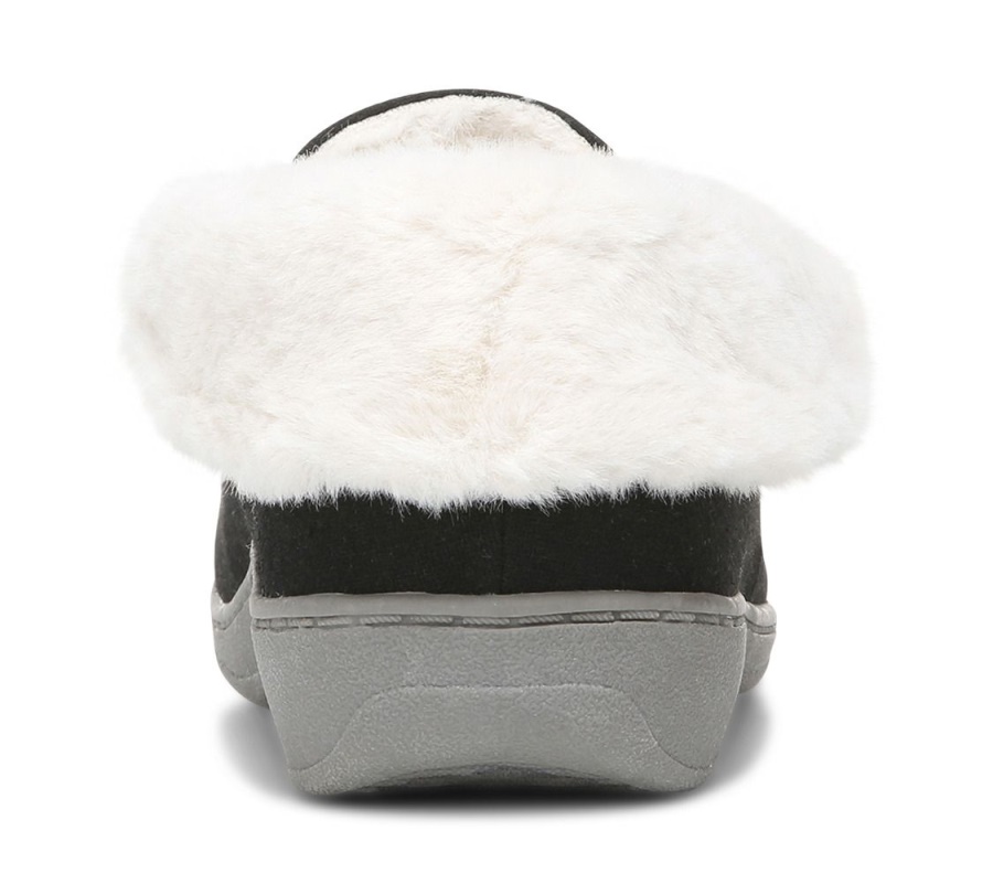 Vionic Black Believe Slipper