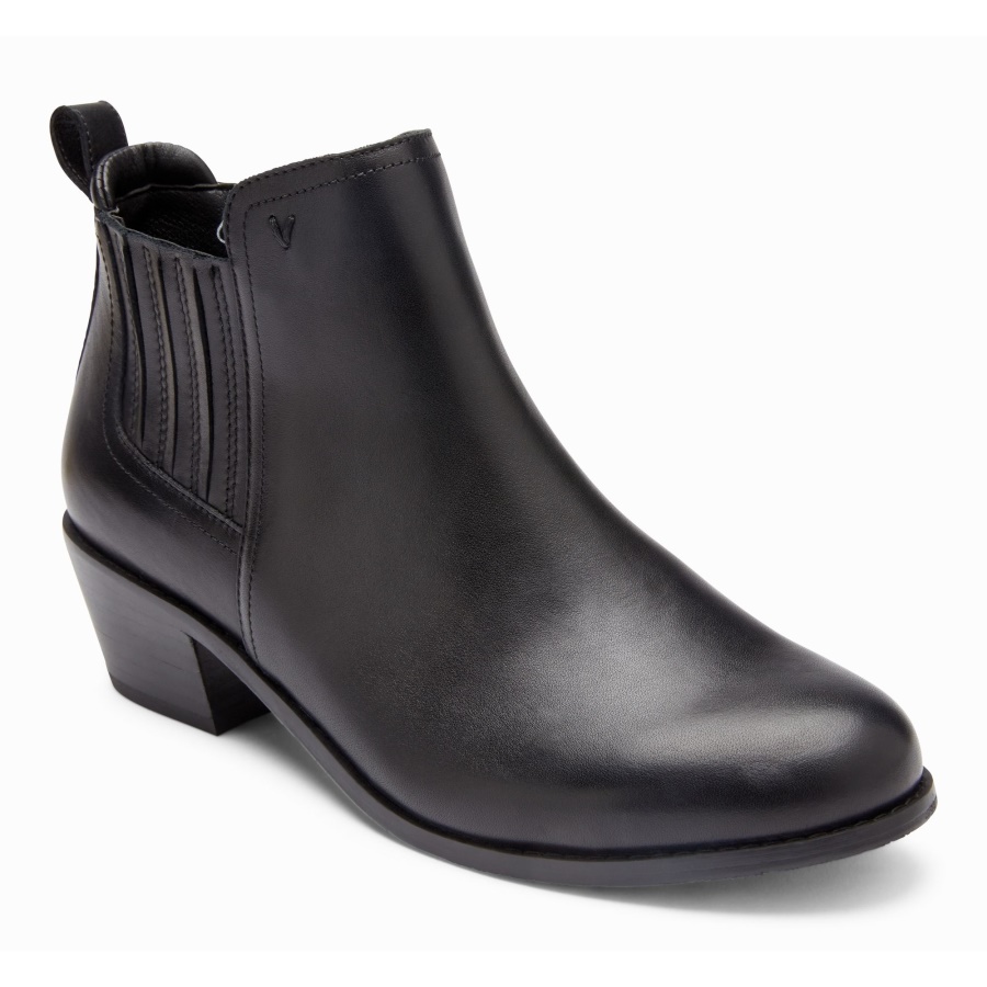 Vionic Black Bethany Ankle Boot