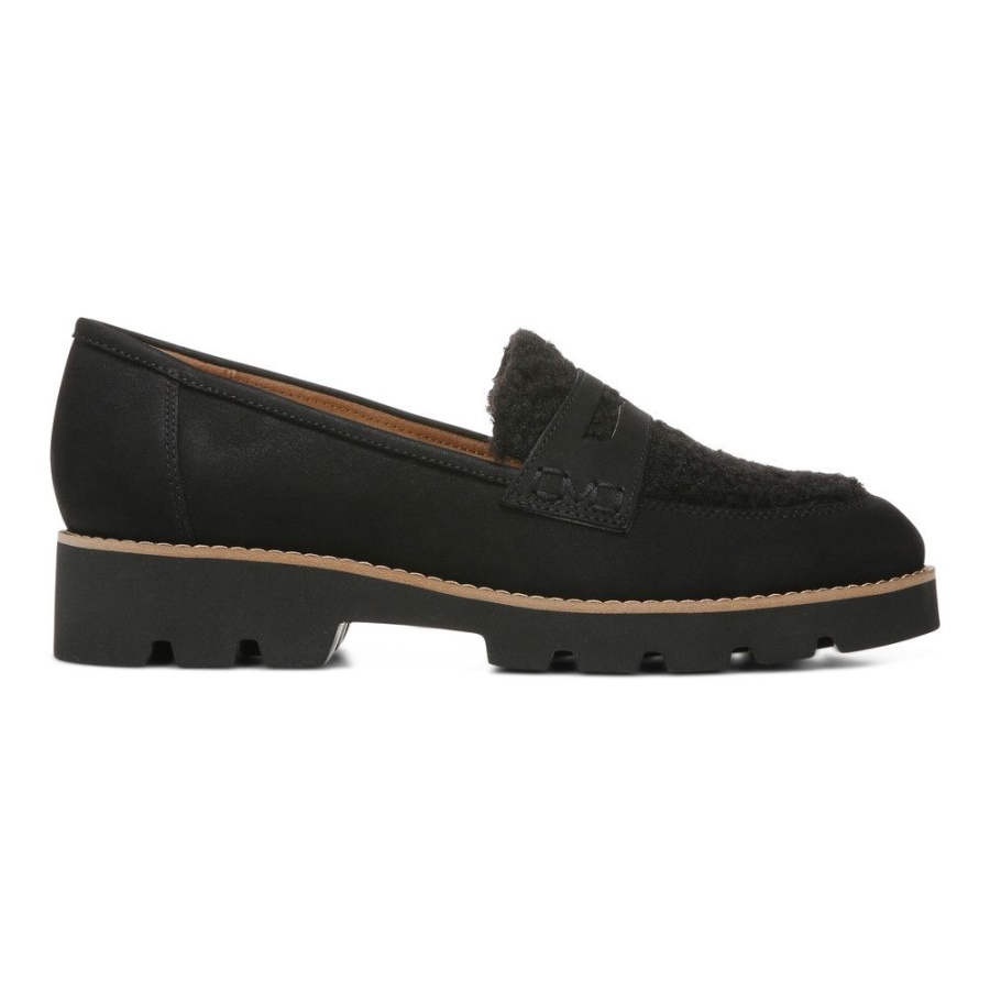 Vionic Black Cheryl Loafer