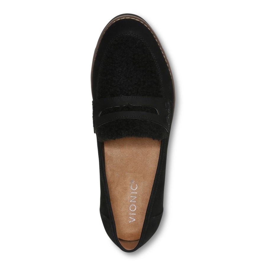 Vionic Black Cheryl Loafer