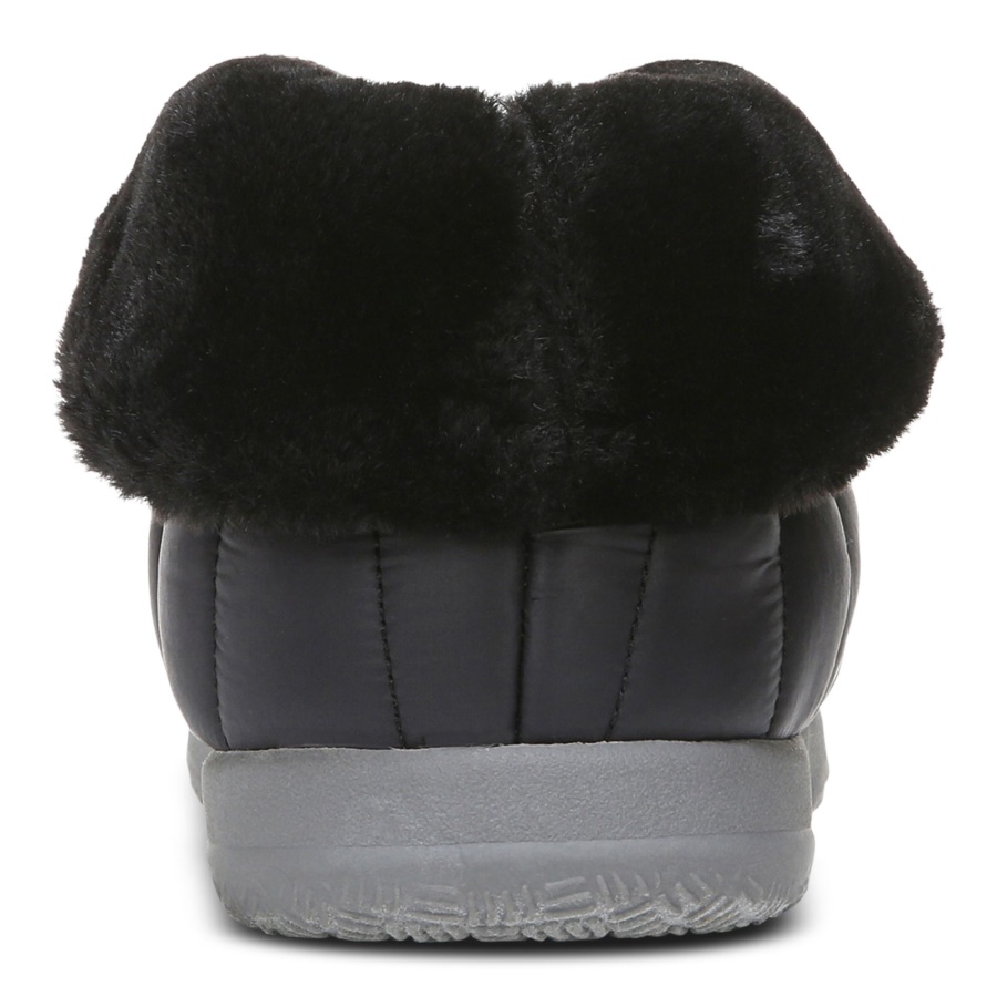 Vionic Black Gabrie Slipper