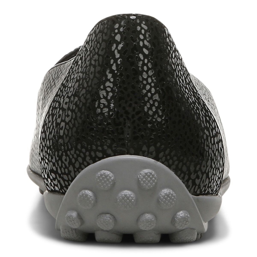 Vionic Black Leather Elora Loafer