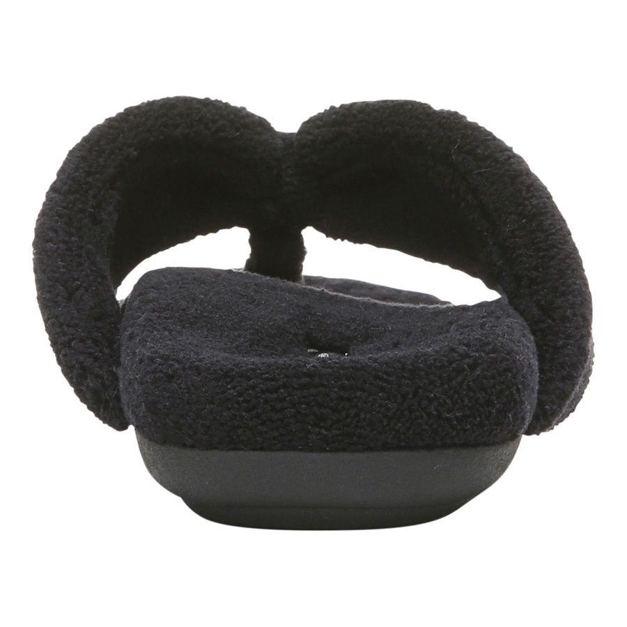 Vionic Black Lydia Slipper