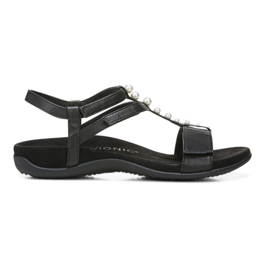 Vionic Black Mikah Sandal
