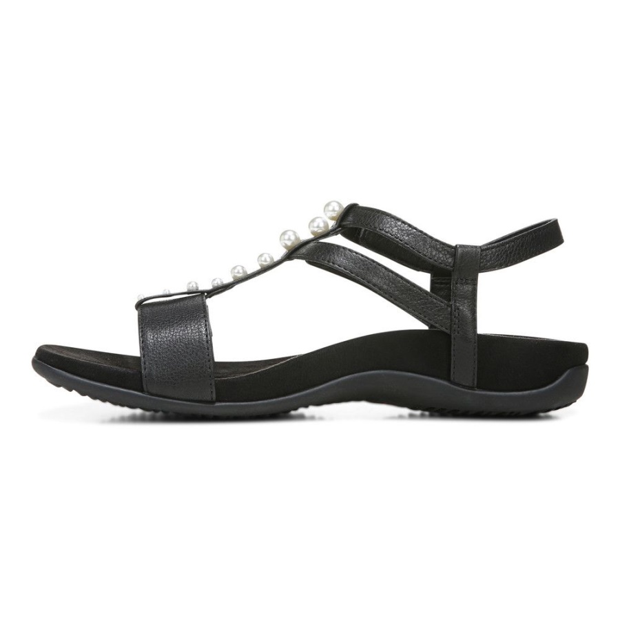 Vionic Black Mikah Sandal