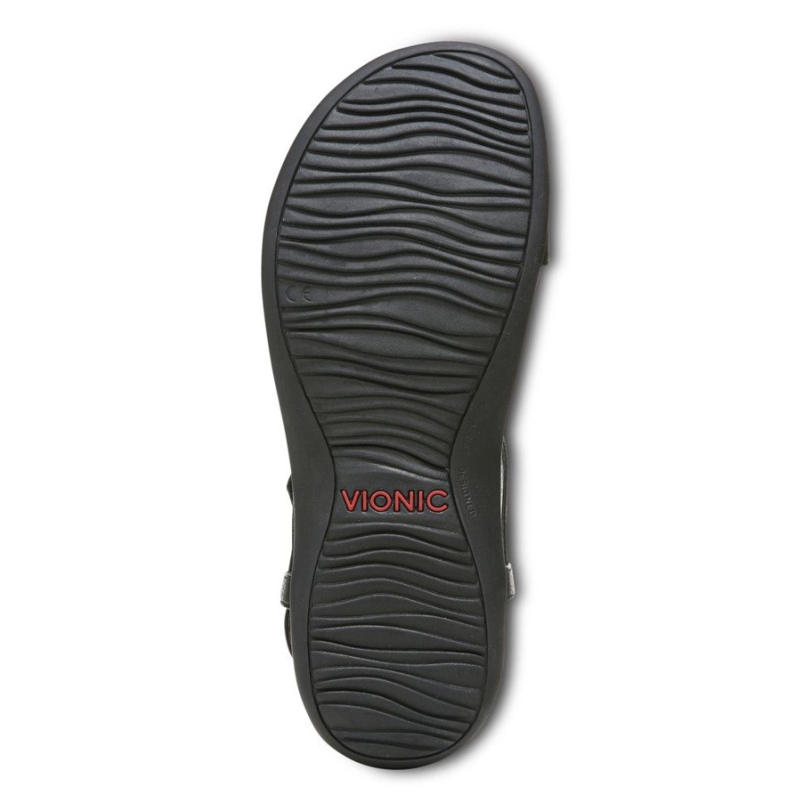 Vionic Black Mikah Sandal