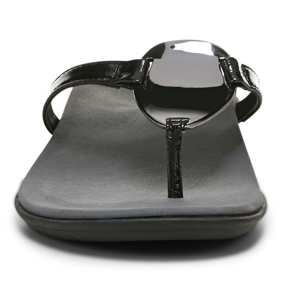 Vionic Black Raysa Sandal