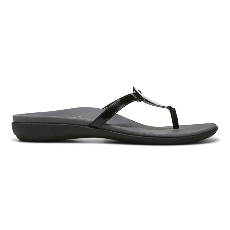 Vionic Black Raysa Sandal
