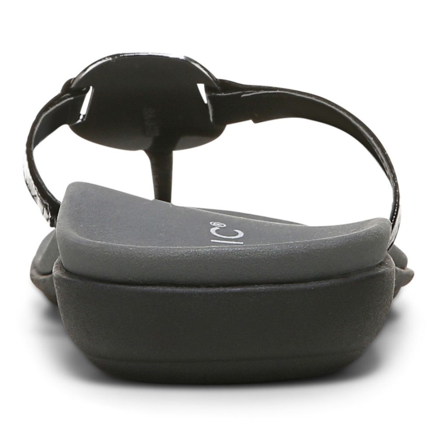 Vionic Black Raysa Sandal